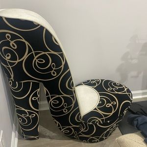 High heel chair